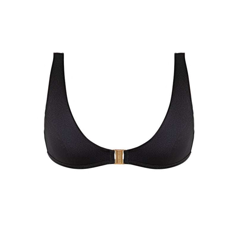 CRAWFORD NERO - Bralette Bikini Top