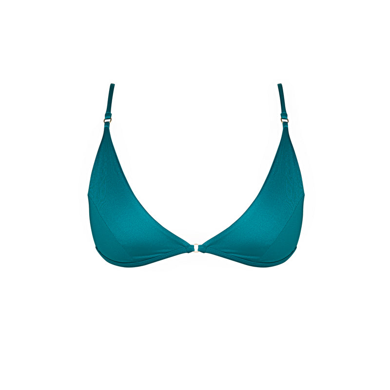 UMA BLUE FONDALE - Bralette Bikini Top